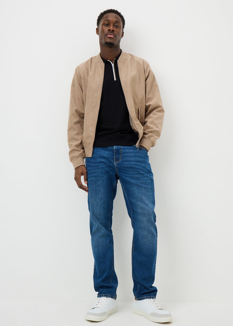 Black Liquid Cotton Long Sleeve Polo Shirt