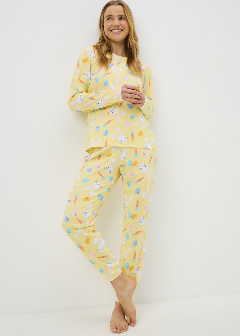 Yellow Easter Bunny Matching Family Pyjama Set