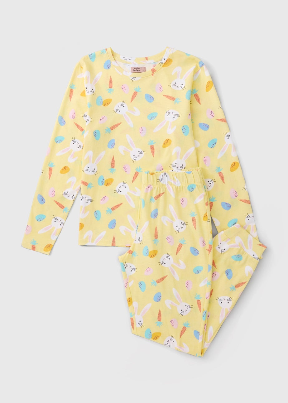 Yellow Easter Bunny Matching Family Pyjama Set