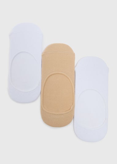 3 Pack Neutral No Show Trainer Liner Socks