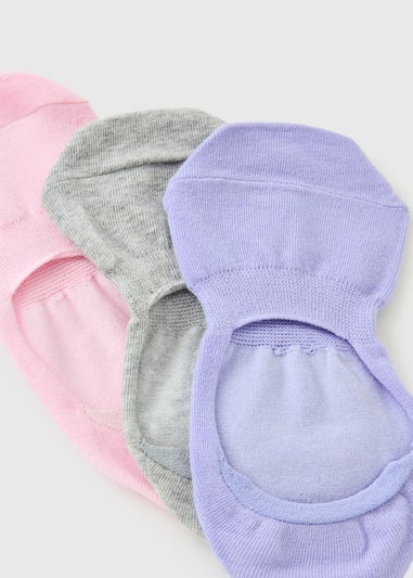3 Pack Pastel No Show Trainer Socks