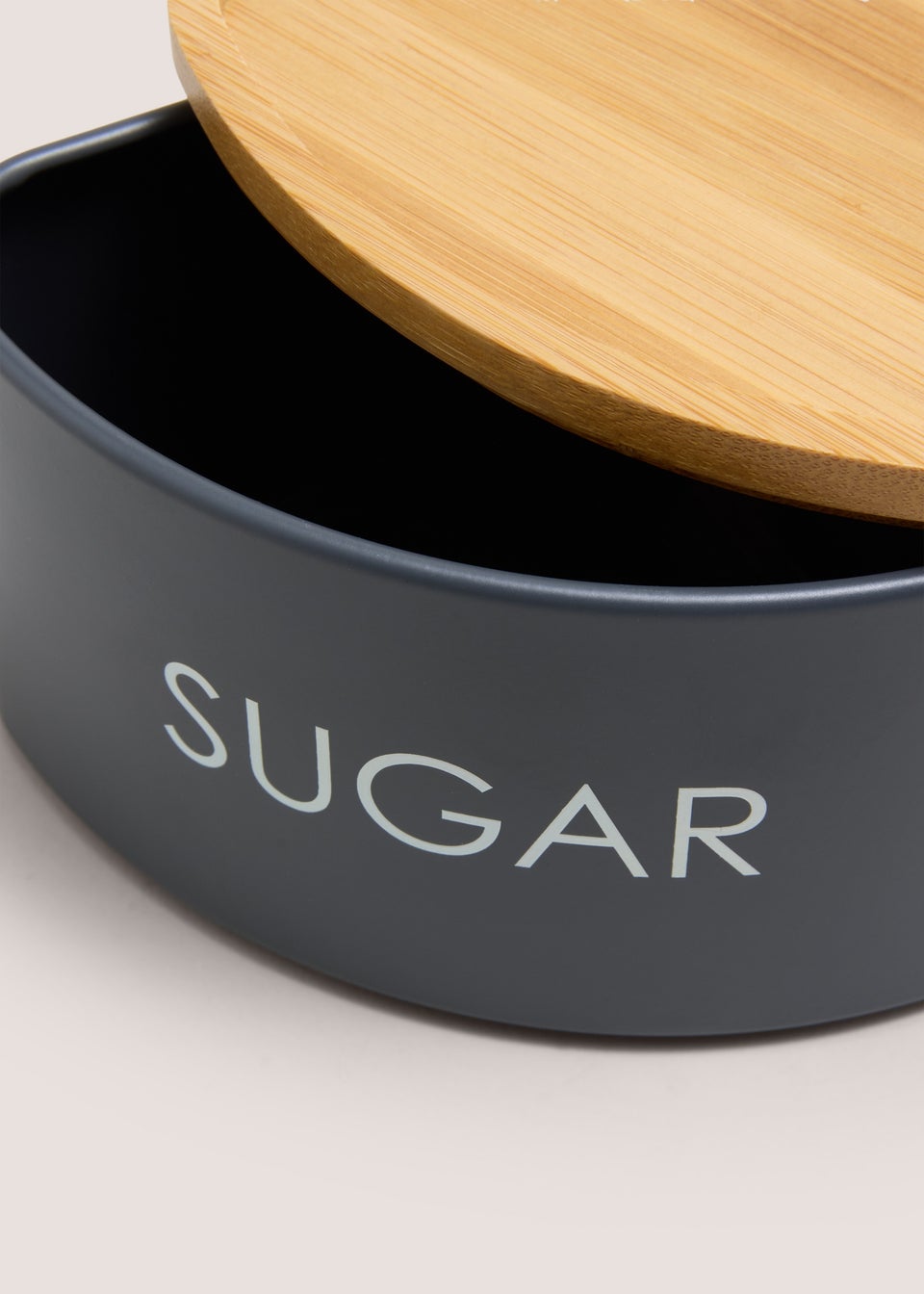 3 Piece Grey Corner Canisters