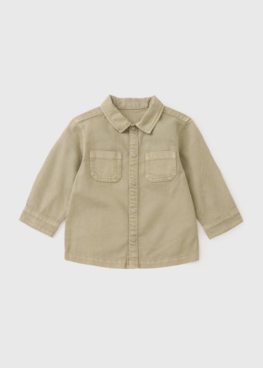 Boys Sage Woven Shacket (1-7yrs)
