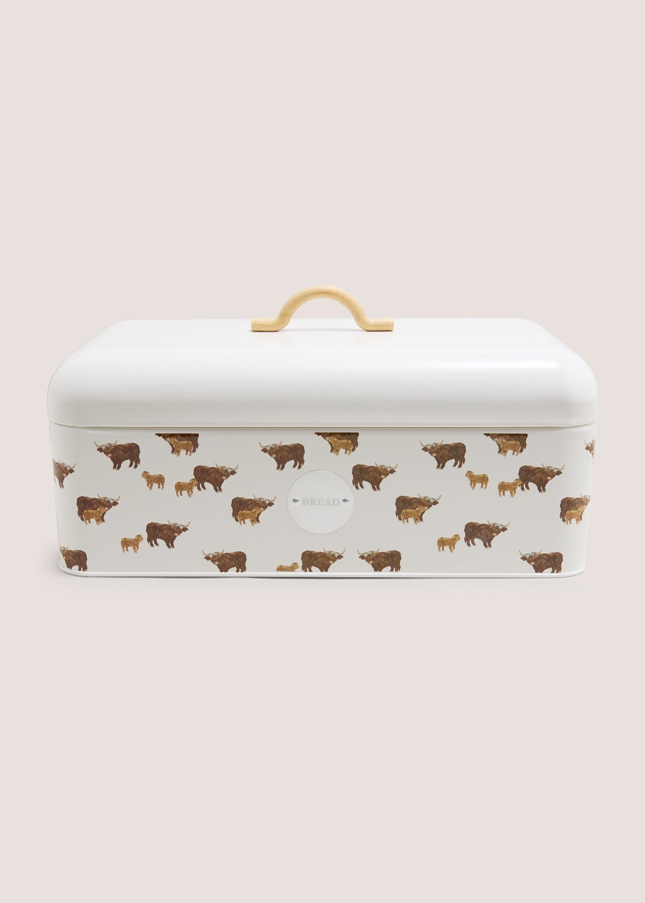 Highland Cow Bread Bin