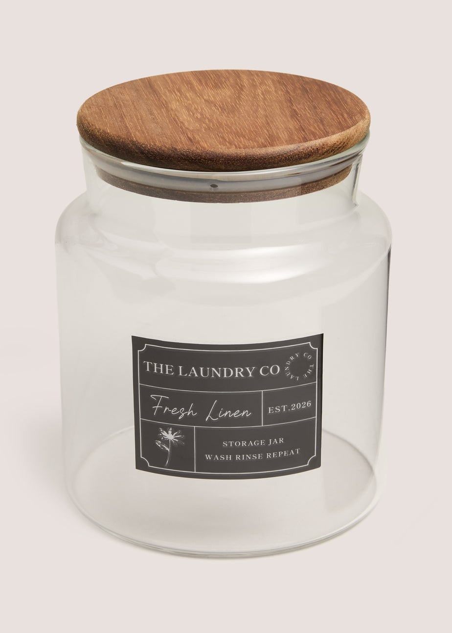 Laundry Co Small Glass Jar