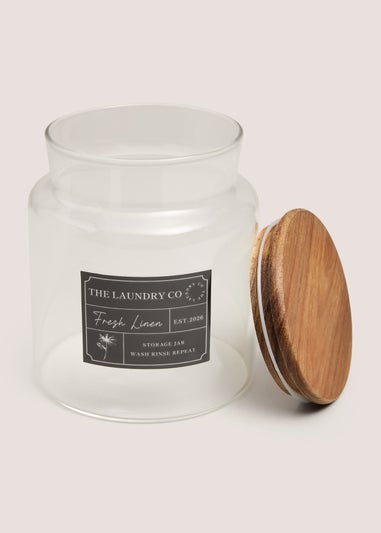 Laundry Co Small Glass Jar