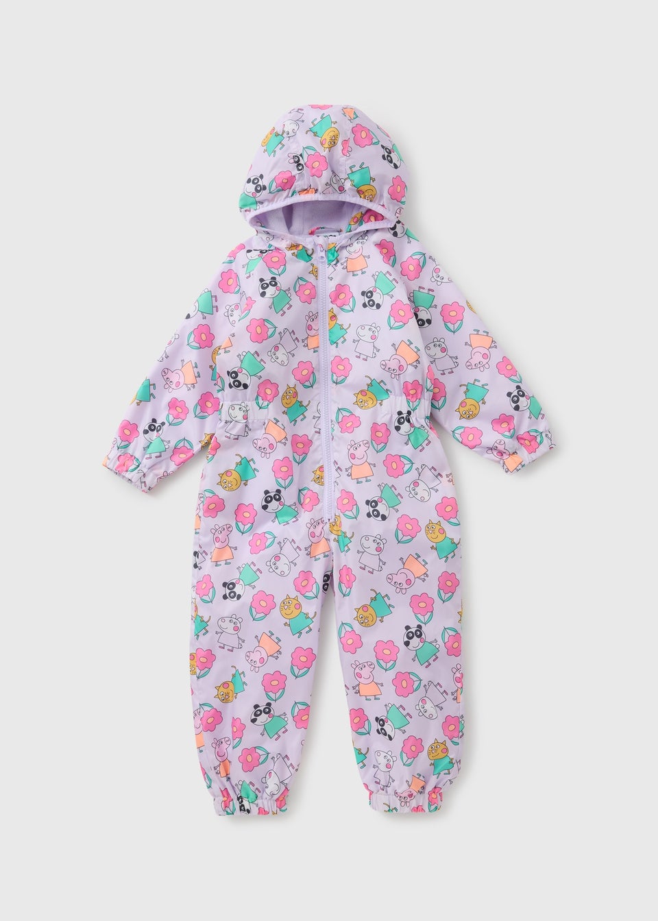 Peppa Pig Girls Lilac Puddlesuit (1-7yrs)