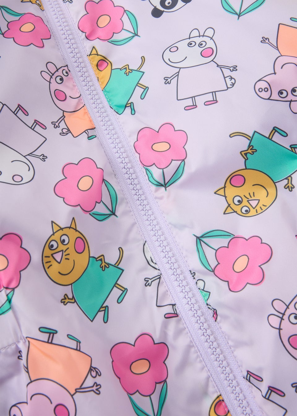 Peppa Pig Girls Lilac Puddlesuit (1-7yrs)