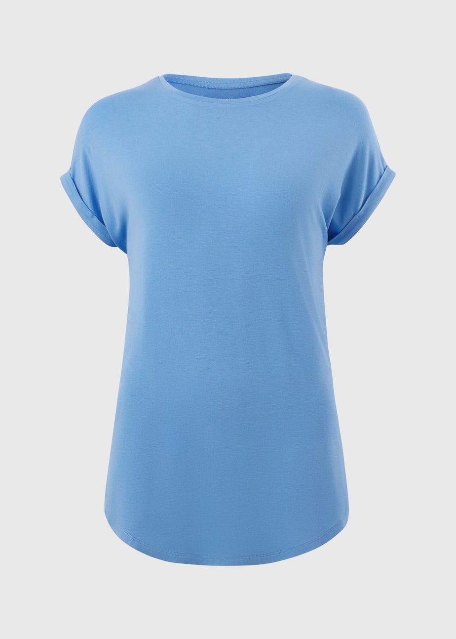 Blue Longline T-Shirt
