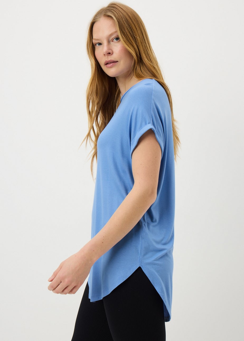 Blue Longline T-Shirt
