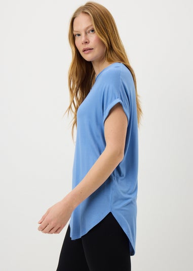 Blue Longline T-Shirt