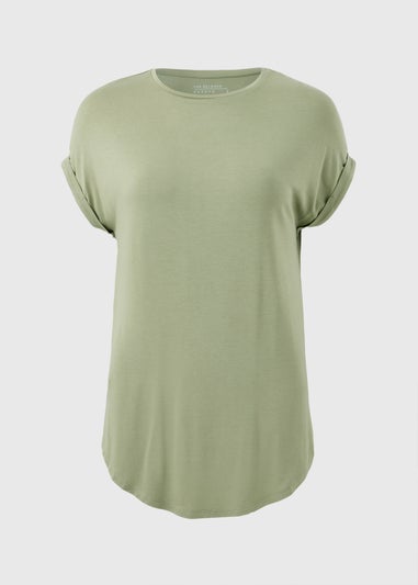 Sage Green Longline T-Shirt