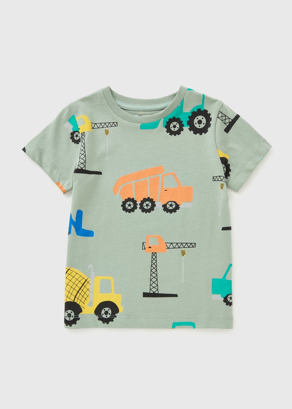 Boys Sage Vehicle T-Shirt (1-7yrs)