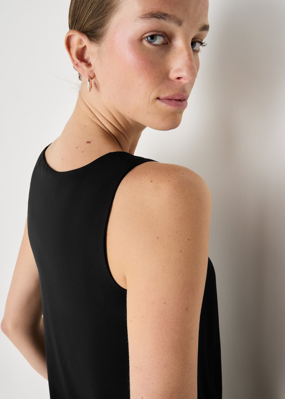 Et Vous Black Vest Top