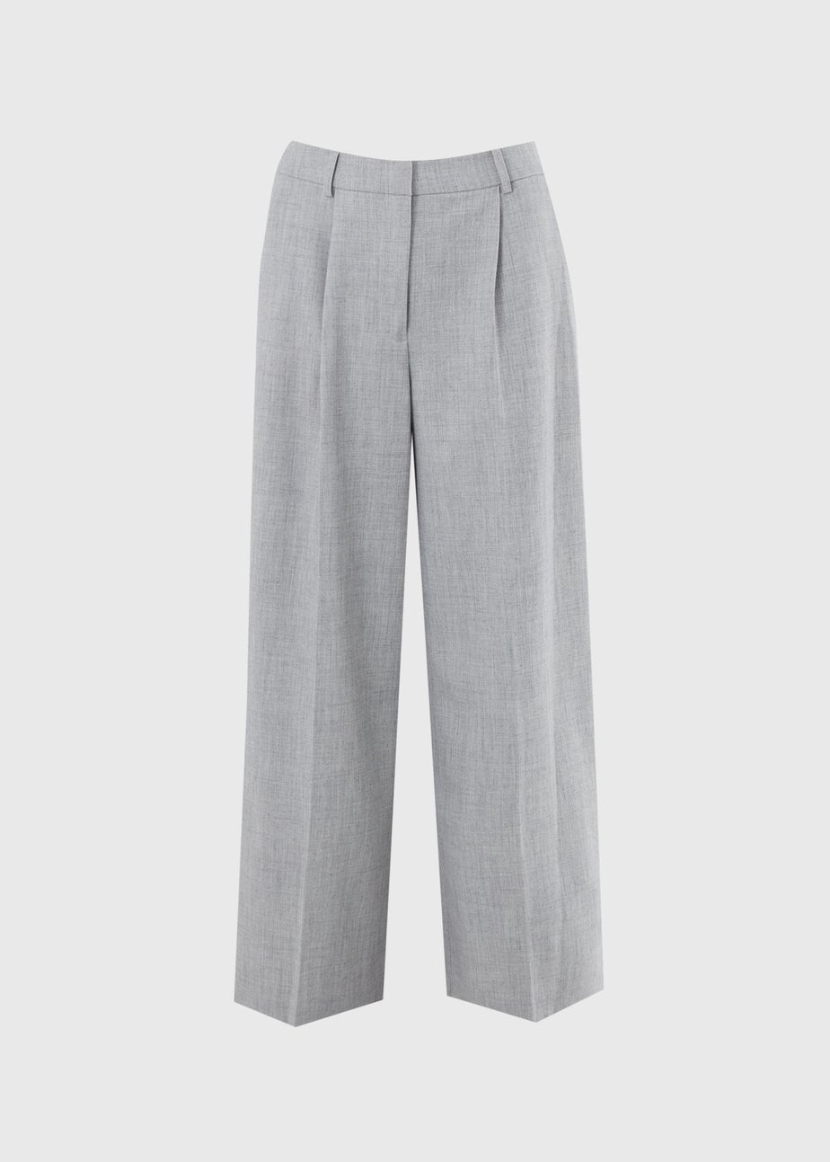 Et Vous Grey Marl PVL Wide Leg Co Ord Trousers