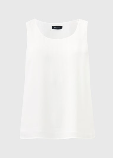 Et Vous Cream Vest Top