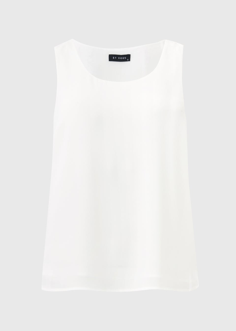 Et Vous Cream Vest Top