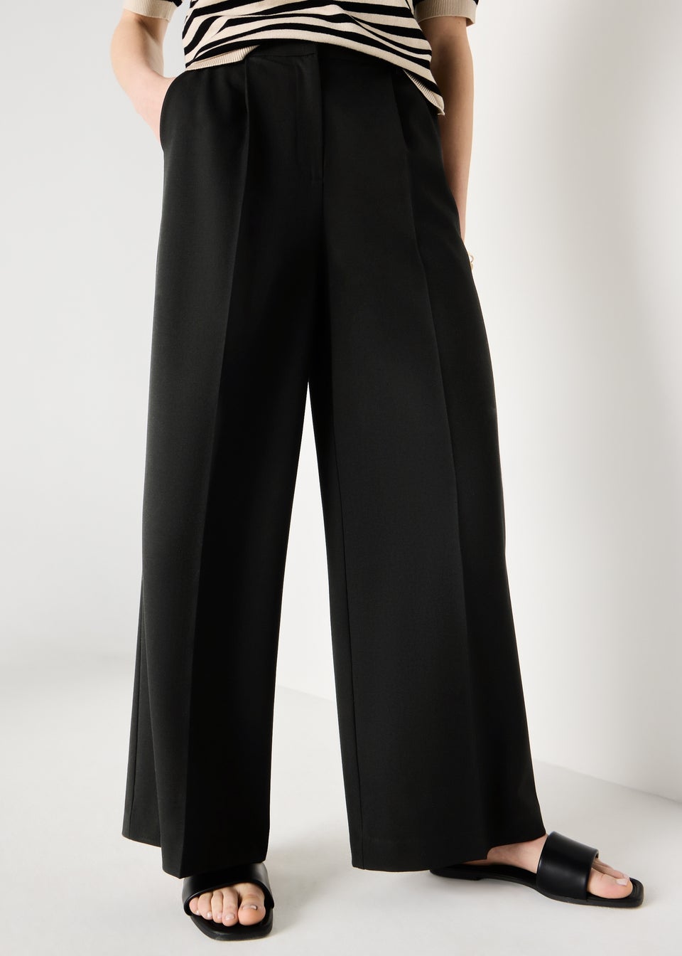 Et Vous Black PVL Wide Leg Co Ord Trousers