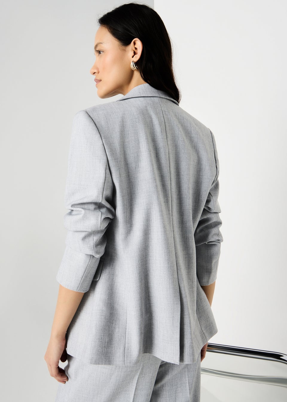Et Vous Grey Marl PVL Co Ord Blazer