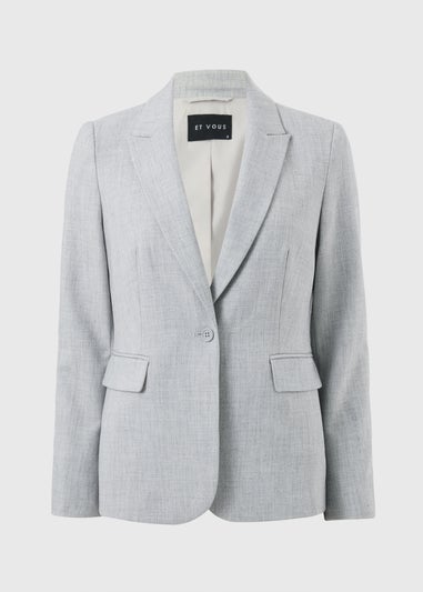 Et Vous Grey Marl PVL Co Ord Blazer