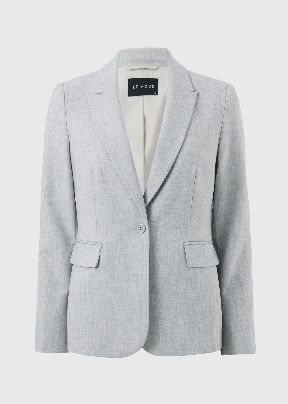 Et Vous Grey Marl PVL Co Ord Blazer
