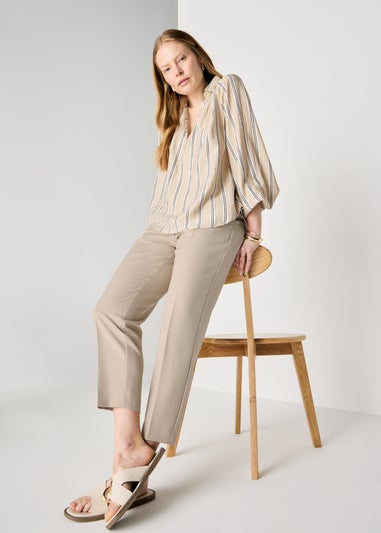 Et Vous Camel PVL Tapered Co Ord Trousers