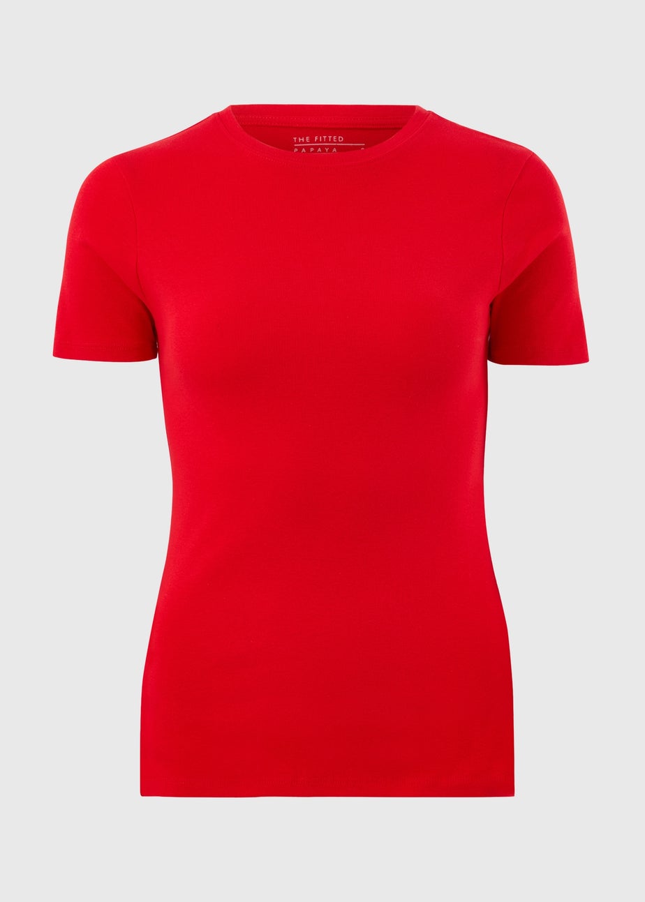 Red Fitted T-Shirt