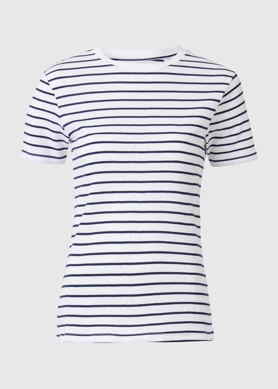Black Stripe Fitted T-Shirt