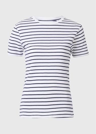 Black Stripe Fitted T-Shirt