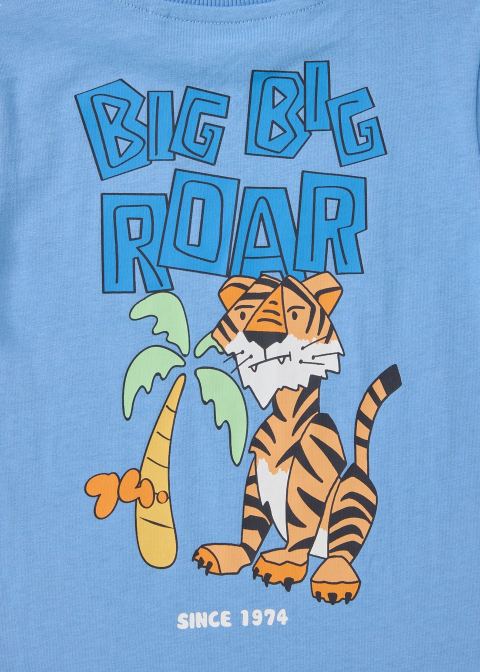 Boys Blue Tiger T-Shirt (1-7yrs)