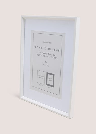 White Box Frame Photo Frame