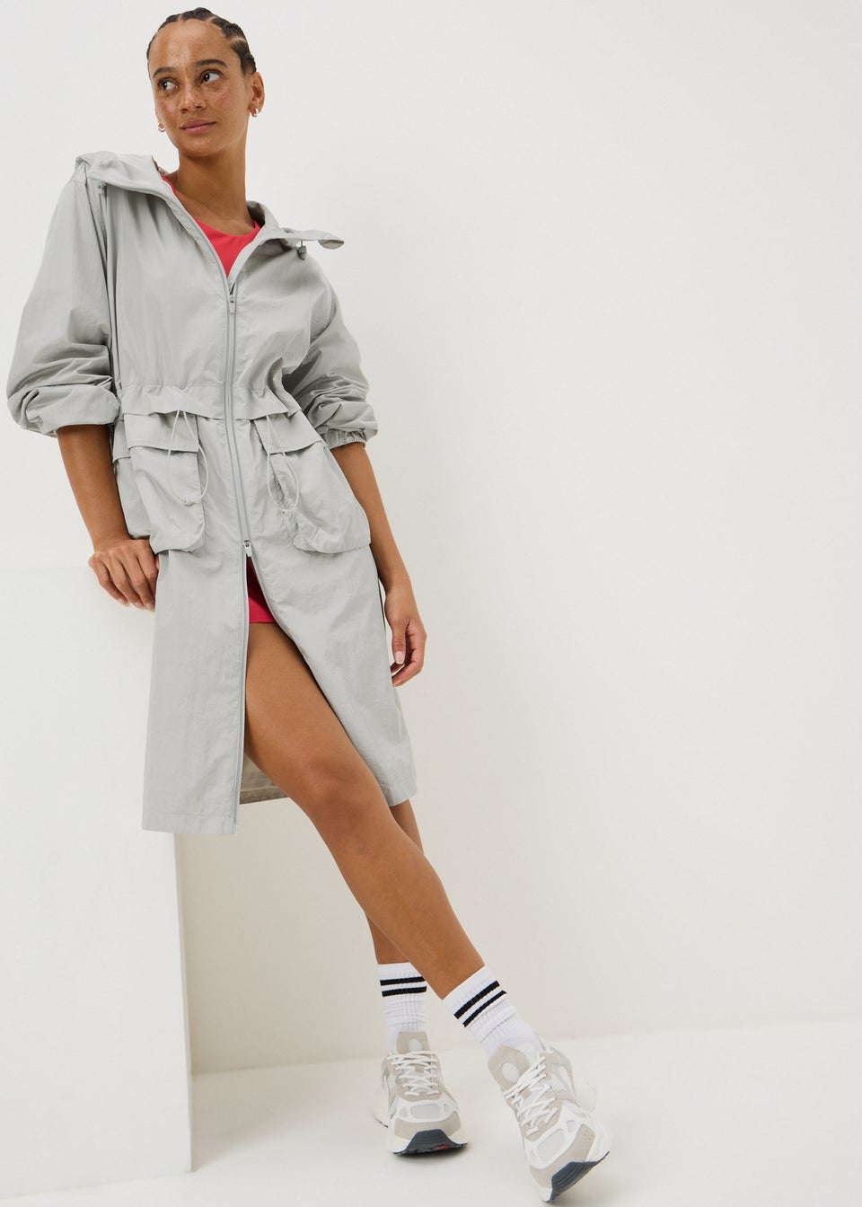 Souluxe Natural Longline Sports Parka