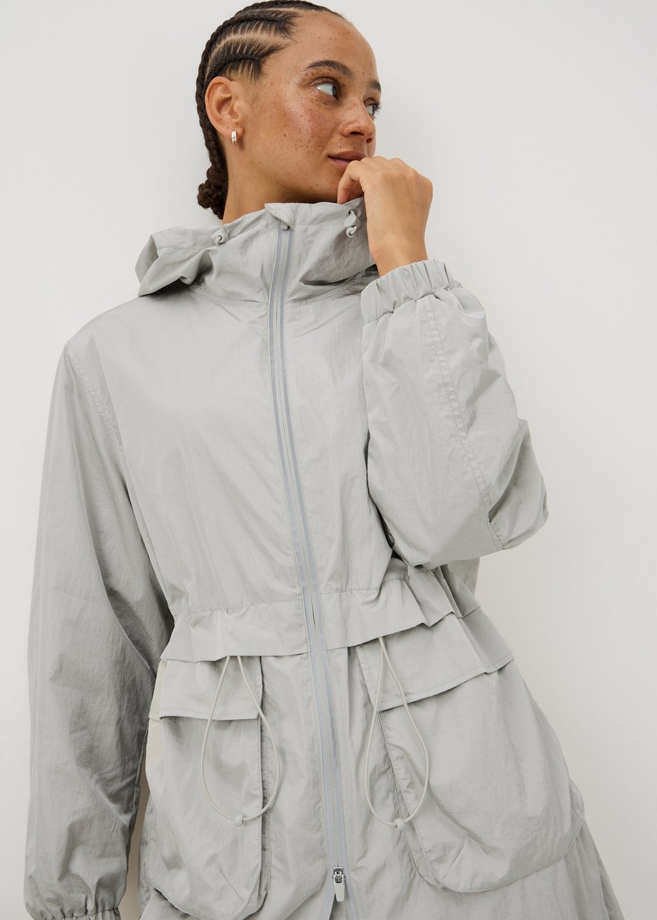 Souluxe Natural Longline Sports Parka