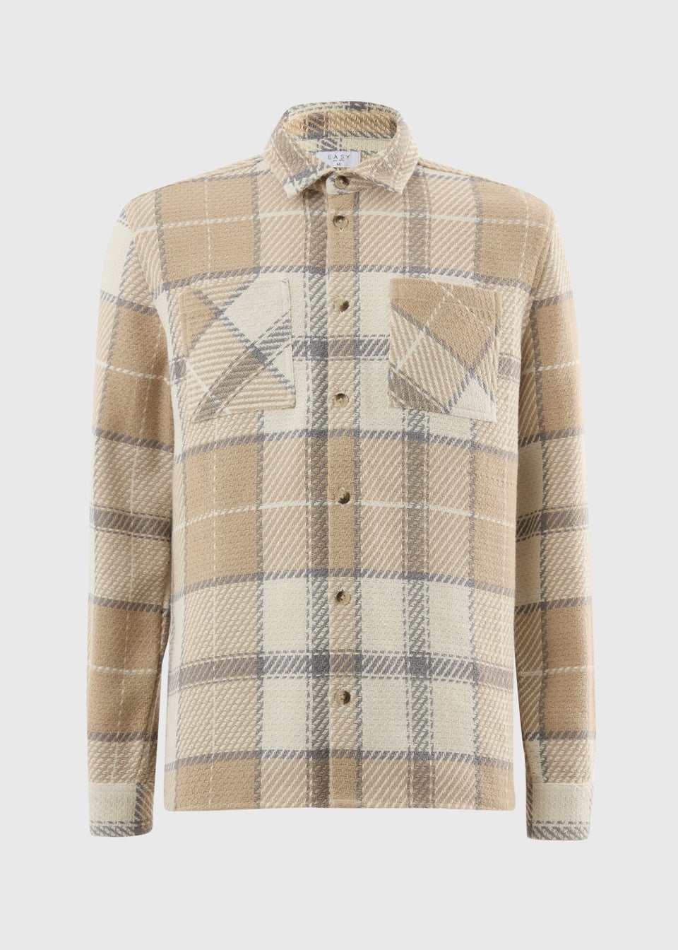 Stone Textured Check Jacket