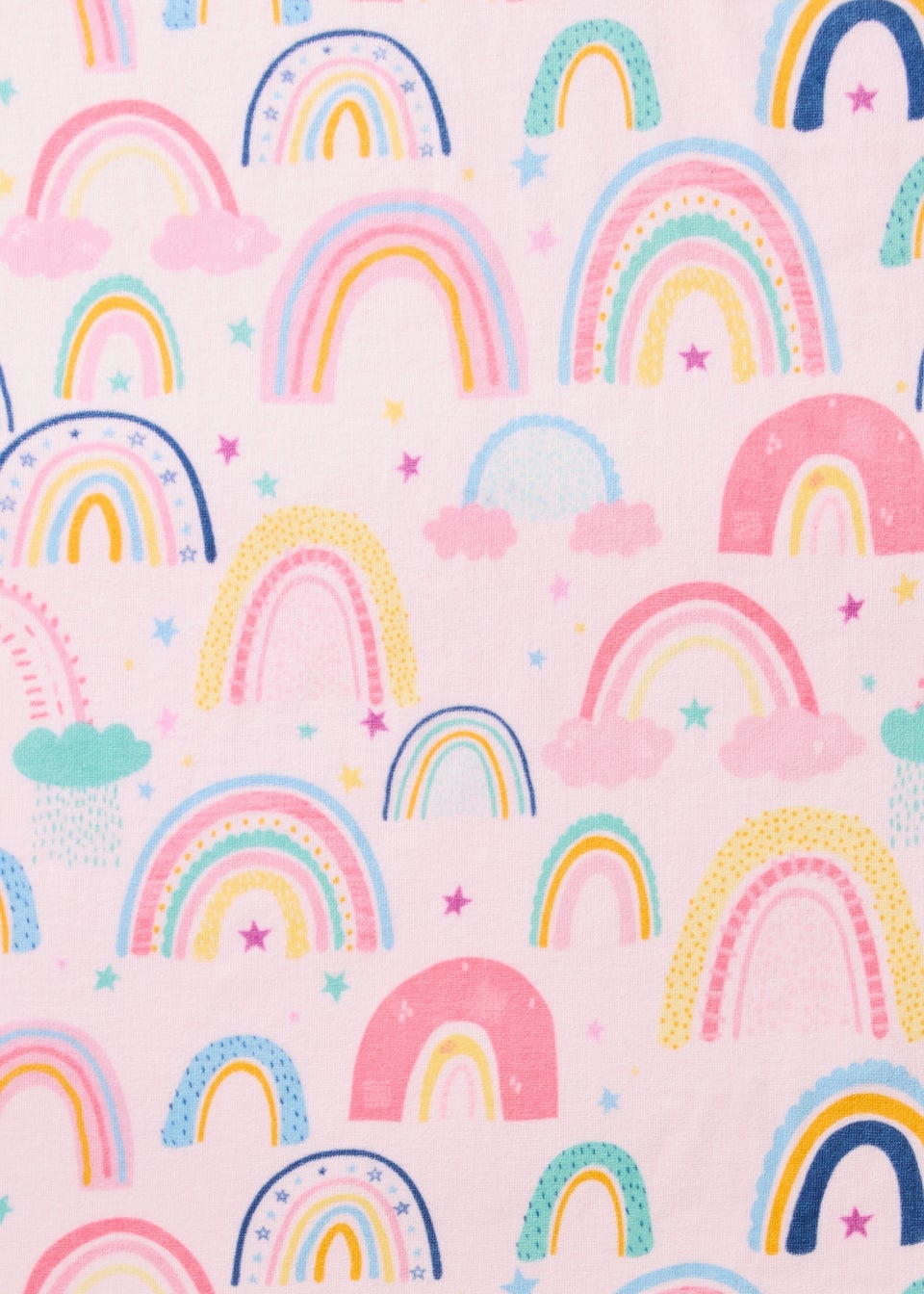 Kids Pink Rainbow Beach Towel