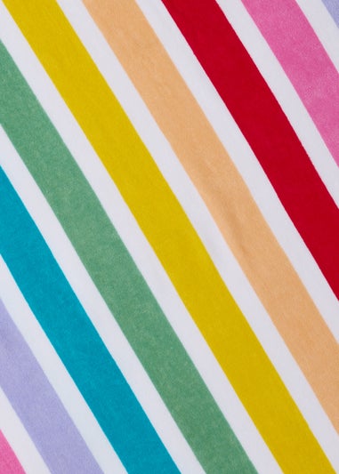 Rainbow Stripe Beach Towel
