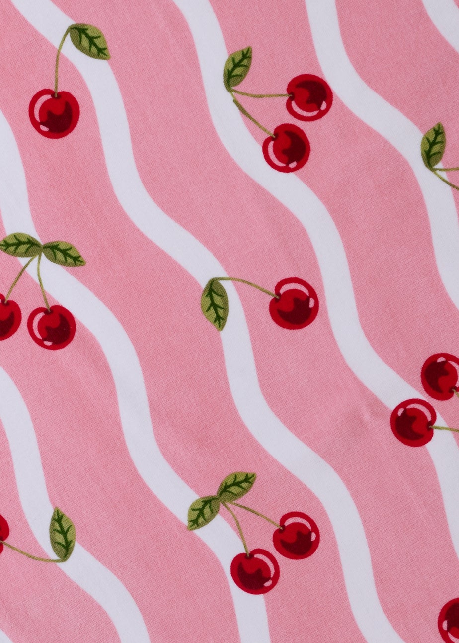 Pink Cherry Beach Towel