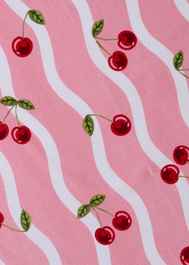 Pink Cherry Beach Towel