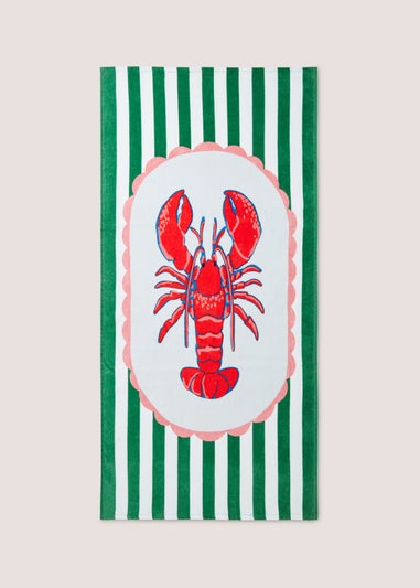 Lobster Beach Towel