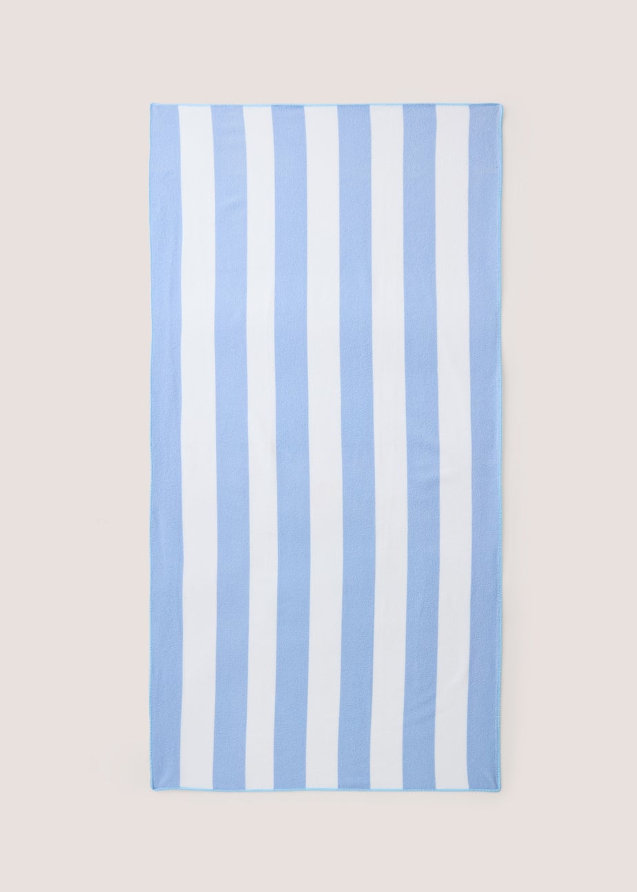 Blue Stripe Beach Towel