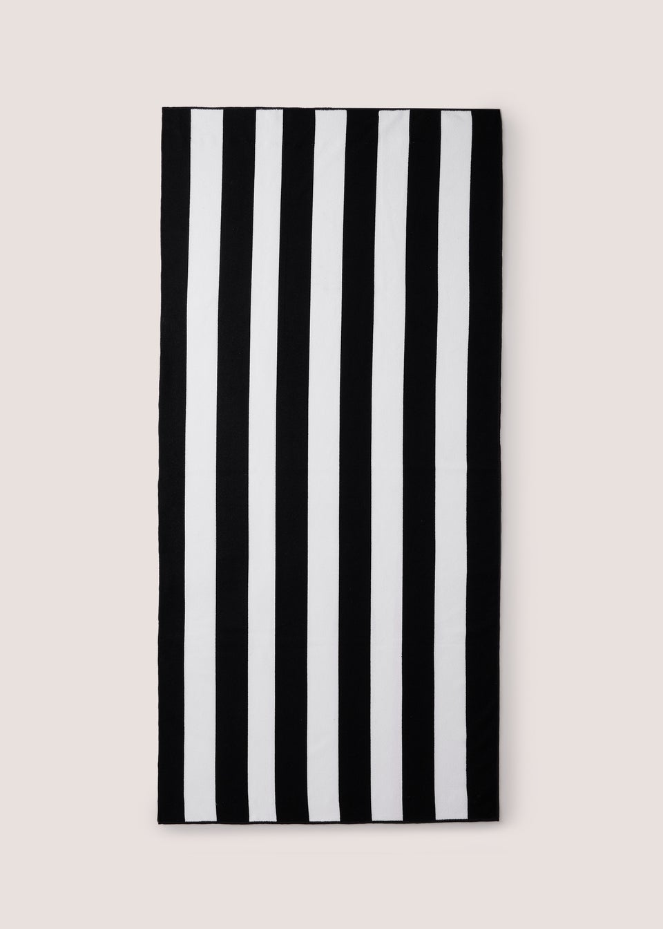 Black Stripe Beach Towel
