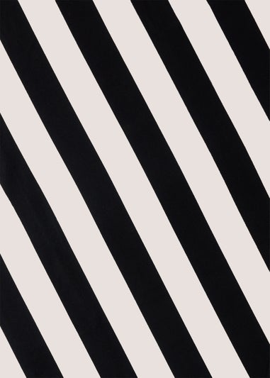 Black Stripe Beach Towel