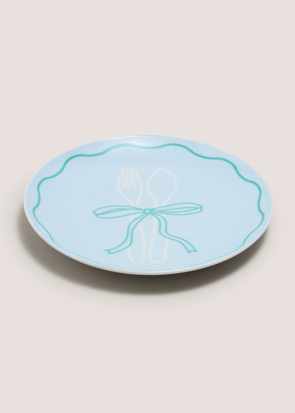 Blue Bow Plate