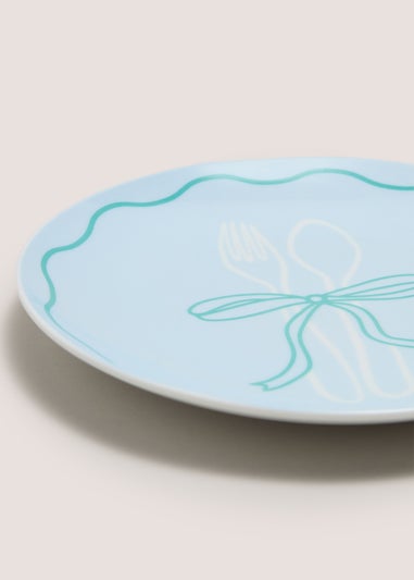Blue Bow Plate