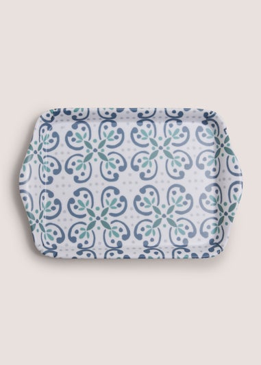 Blue Breeze Tile Tea Tray
