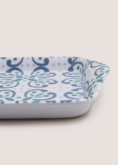 Blue Breeze Tile Tea Tray