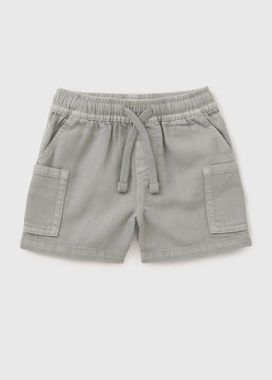 Boys Blue Twill Shorts (1-7yrs)