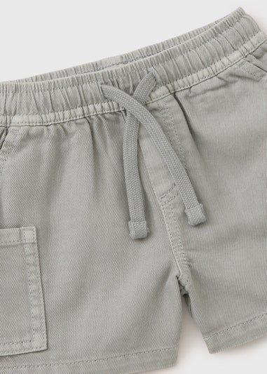 Boys Blue Twill Shorts (1-7yrs)