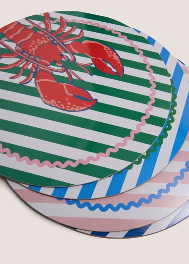 4 Pack Multicolour Sorrento Placemats