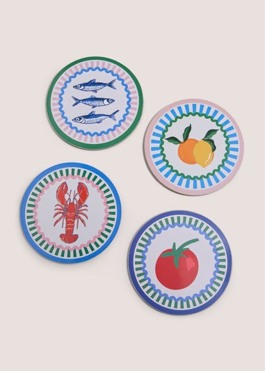 4 Pack Sorrento Coasters